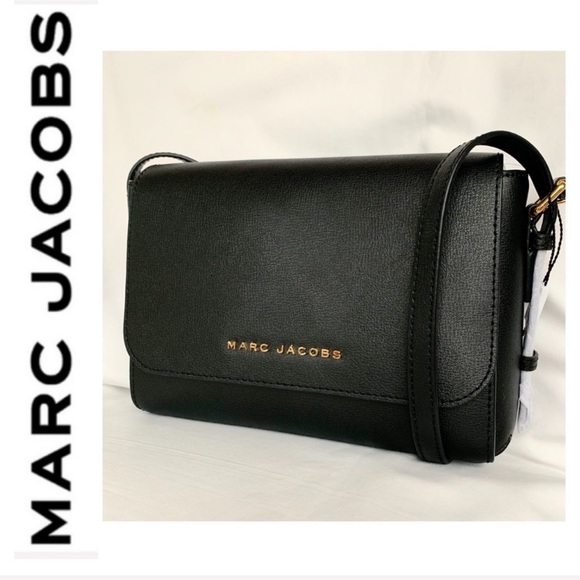 NWT Marc Jacobs leather shoulder crossbody black - Picture 7 of 8